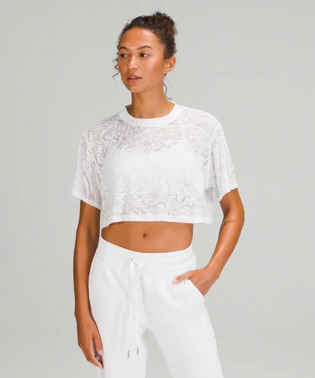 lululemon All Yours Cropped T-Shirt Veil - Lululemon