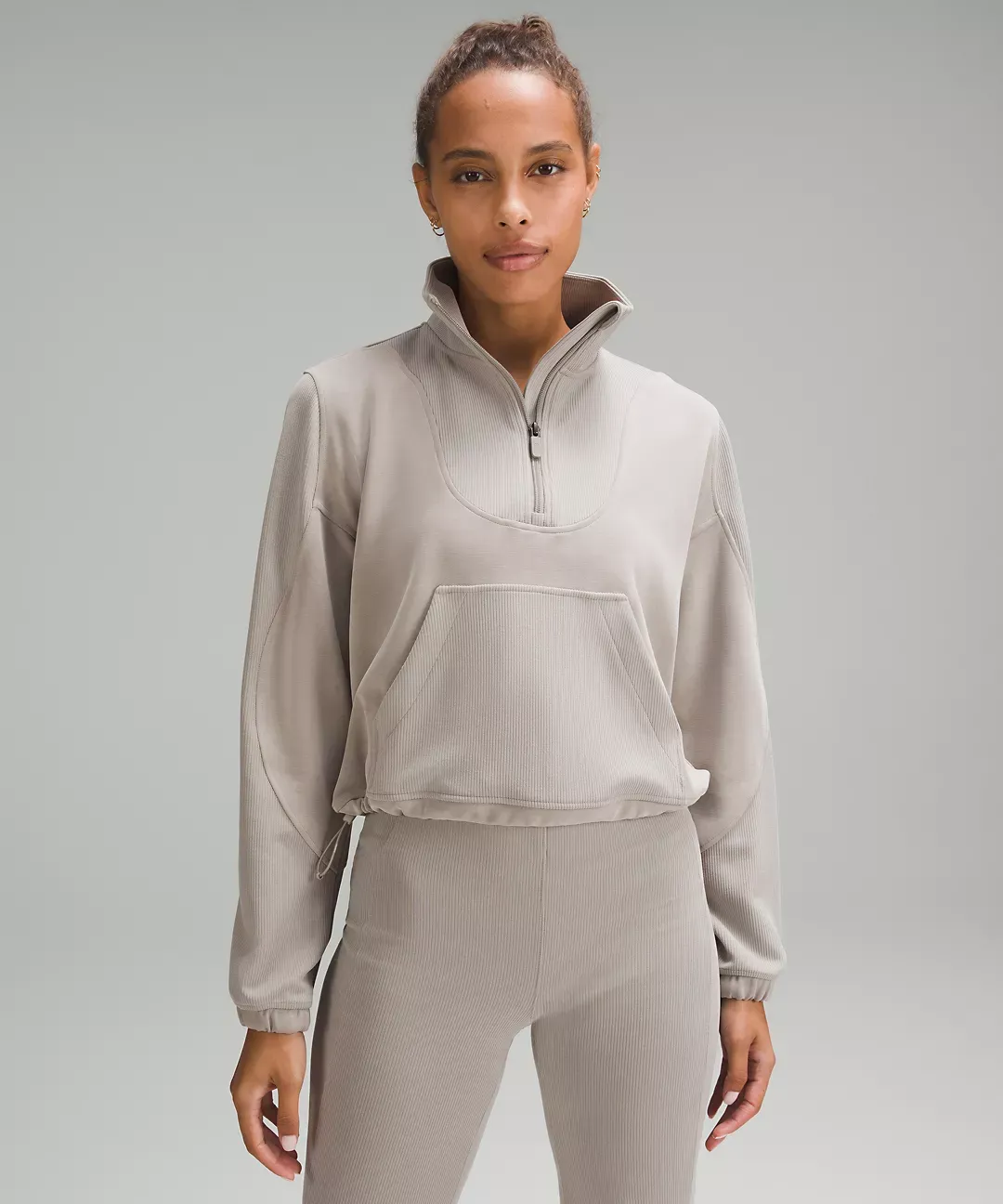 lululemon Brushed Softstreme Ribbed Half Zip - Lululemon