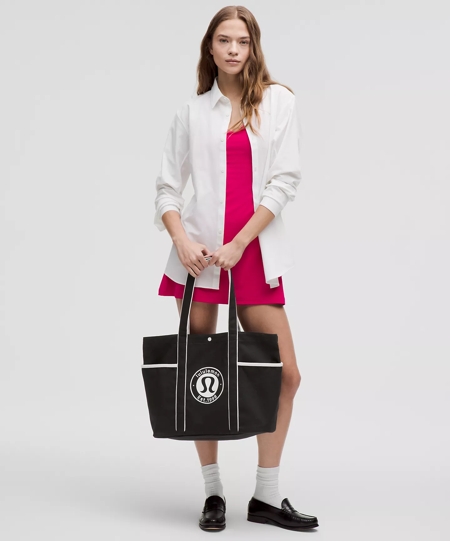 Daily Multi-Pocket Canvas Tote Bag 20L Logo - Lululemon