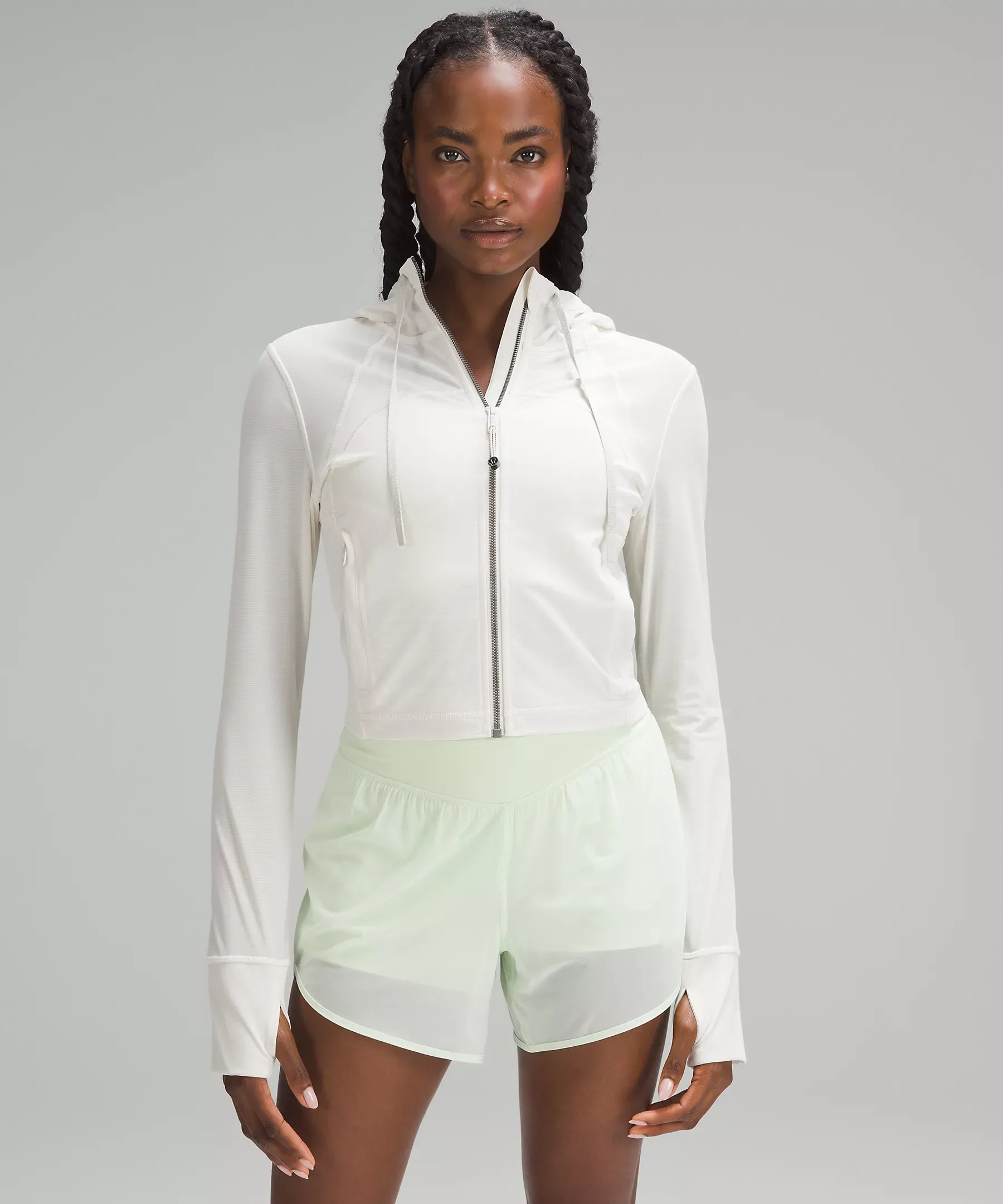 lululemon Cropped Define Mesh Jacket Nulu - Lululemon